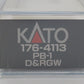 Kato 176-4113 N Denver & Rio Grande Western PB-1 Powered Diesel Locomotive