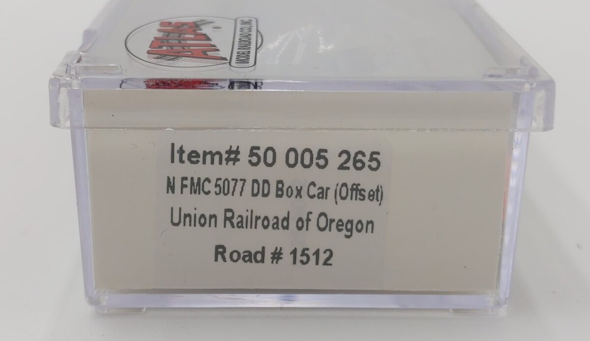 Atlas 50005265 N Union Railroad of Oregon FMC 5077 Double Door Box Car #1512