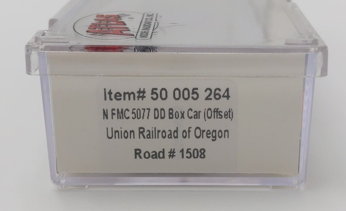 Atlas 50005264 N Union Railroad of Oregon FMC 5077 Double Door Box Car #1508