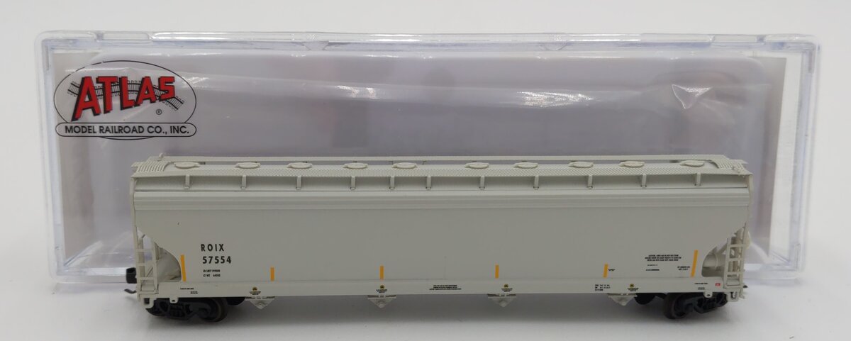 Atlas 50005409 N Shintech ROIX ACF 5800 Centerflow Plastics Hopper Car #57554