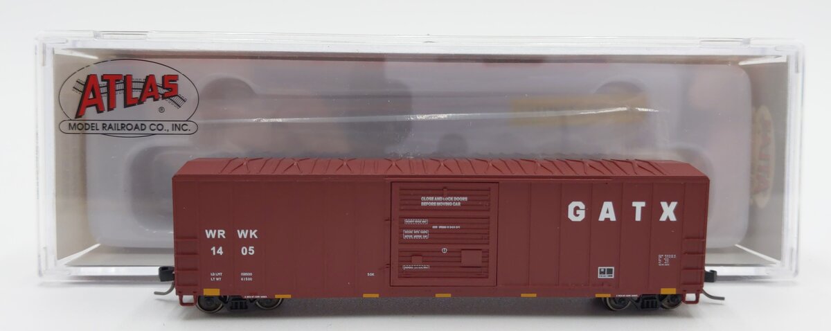 Atlas 50005588 N WRWK/GATX FMC 5077 Single Door Boxcar #1405