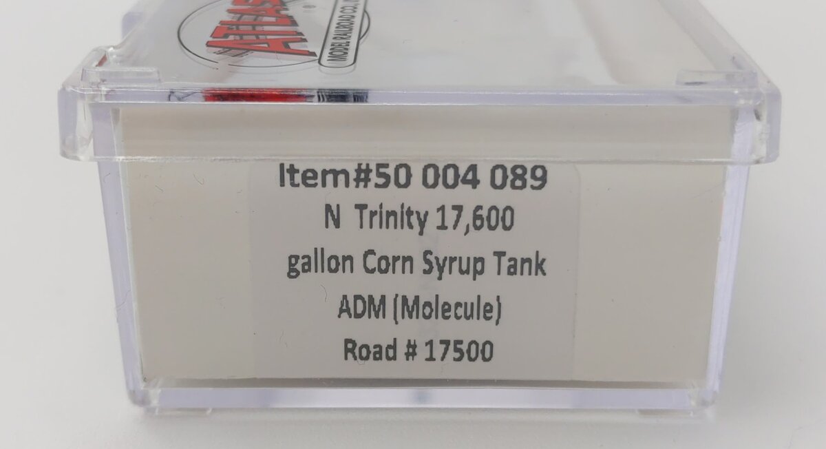 Atlas 50004089 N ADM (Molecule) 17,600 Trinity Corn Syrup Tank Car #17500