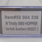 Atlas 50004339 N Norfolk Southern Trinity Covered Hopper #292273