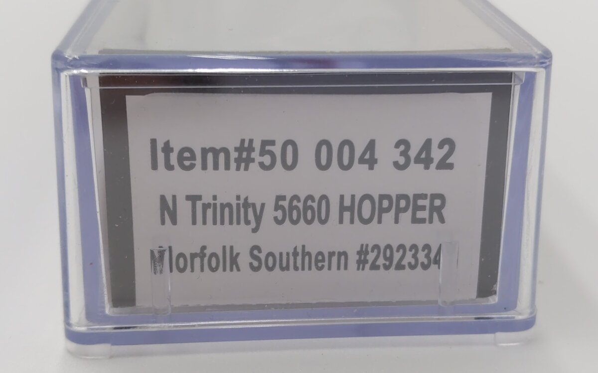 Atlas 50004342 N Norfolk Southern Trinity Covered Hopper #292334