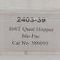 Trainworx Inc 2403-39 N Mo-Pac 100T Quad Hopper #589095