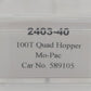 Trainworx Inc 2403-40 N Mo-Pac 100T Quad Hopper #589105