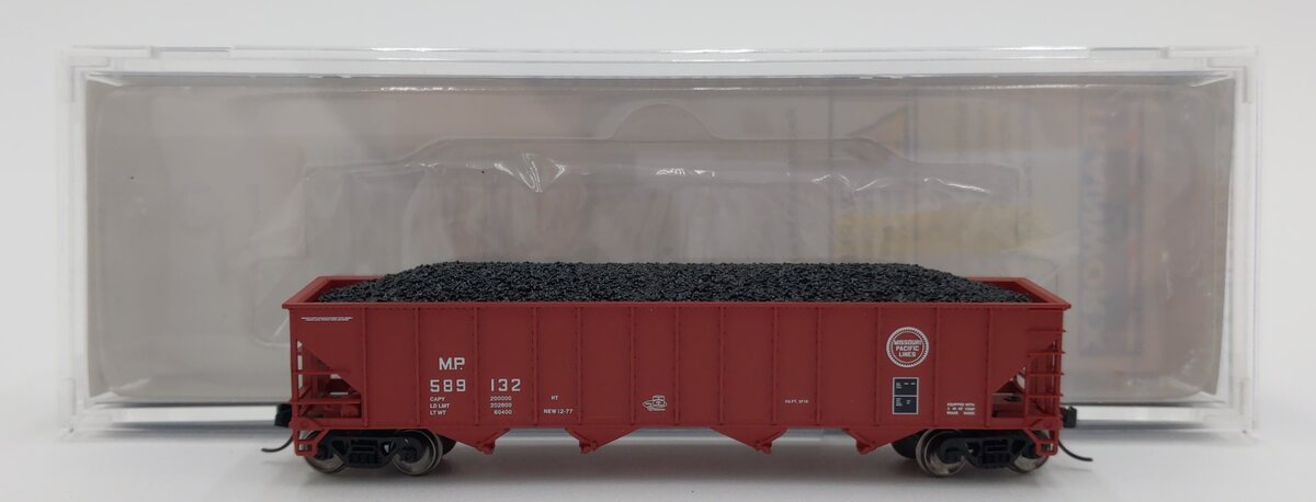 Trainworx Inc 2403-41 N Missouri Pacific 100T Quad Hopper #589132 LN/Box