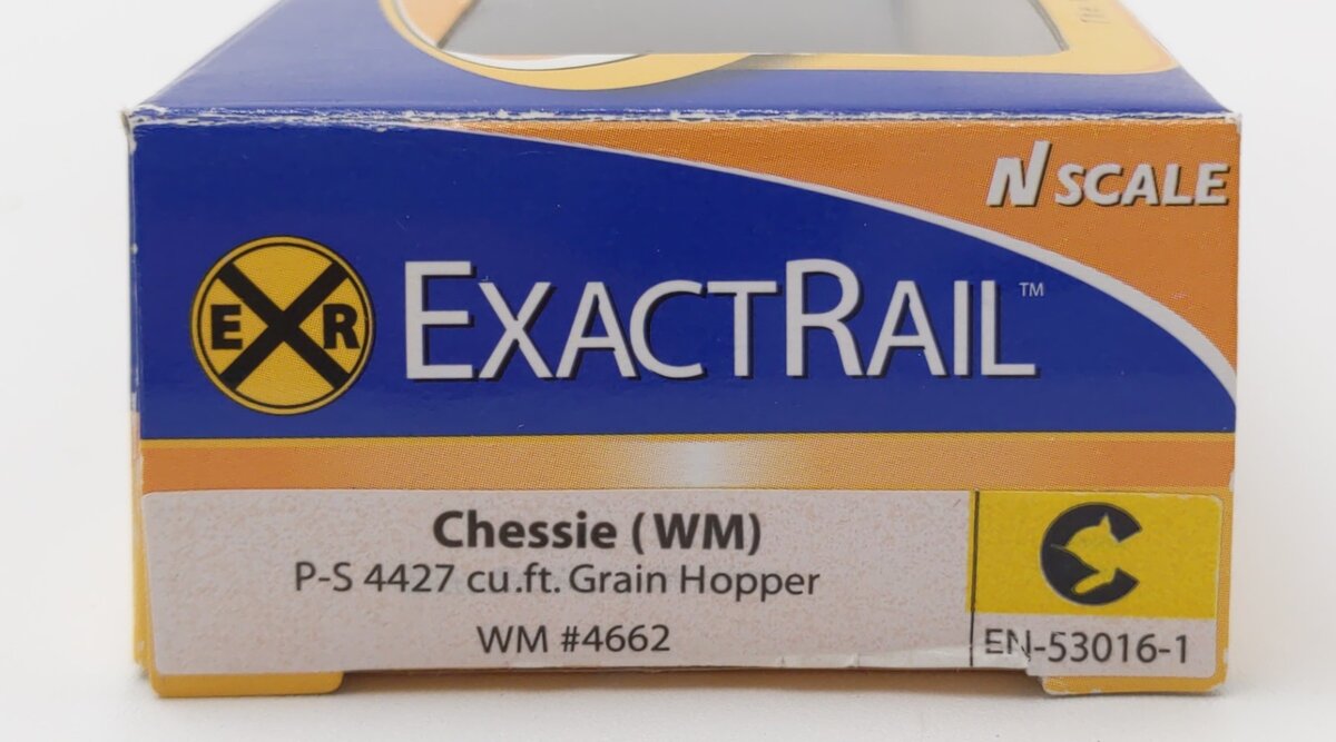 ExactRail EN-53016-1 N WM/Chessie System PS2CD 4427 Covered Hopper #4662