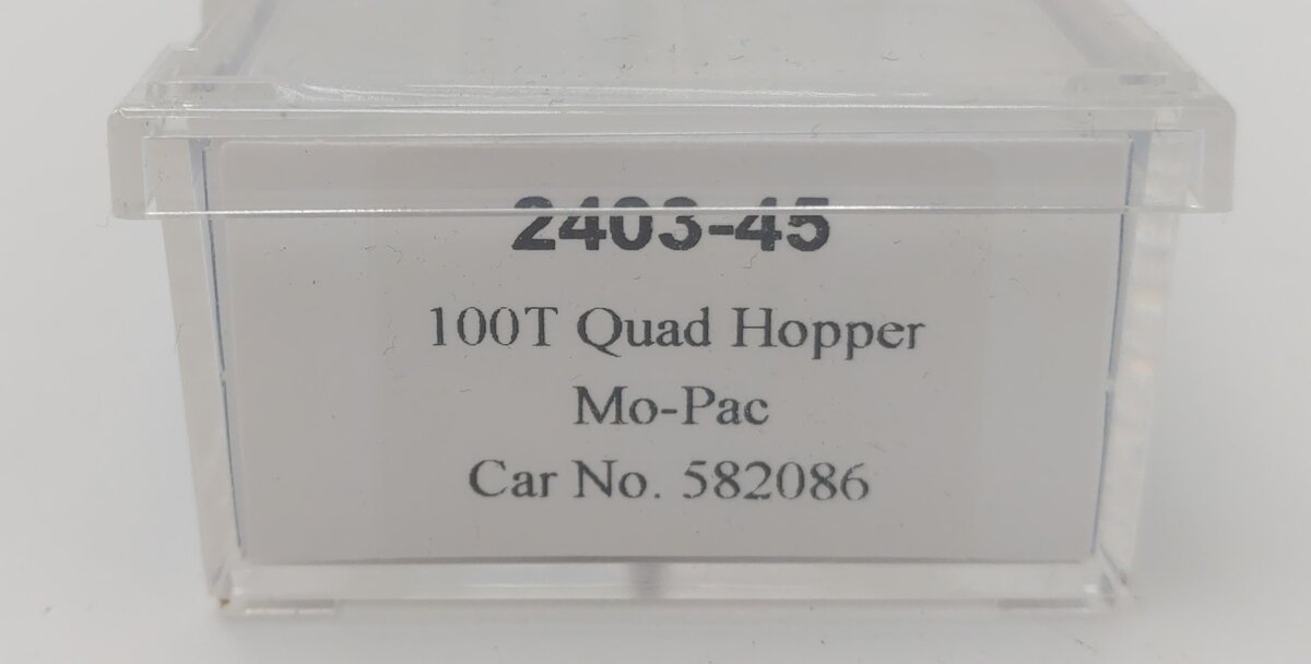 Trainworx Inc 2403-45 N Quad Hopper Mo-Pac #582086 LN/Box