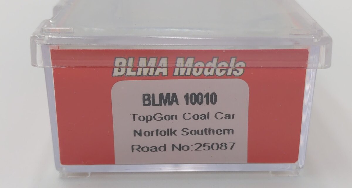 BLMA Models 10010 N Norfolk Southern Top Gon Coal Car #25087