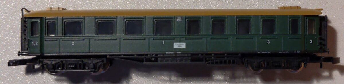 Marklin 87940 Z Scale K.W.St.E. Express Train Passenger Car LN/Box