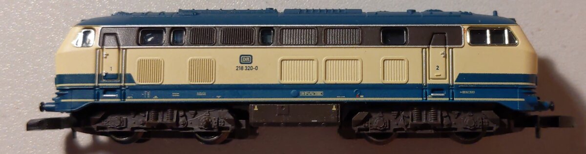 Marklin 88786 Z German Federal Railroad DB Class 218 Diesel Locomotive