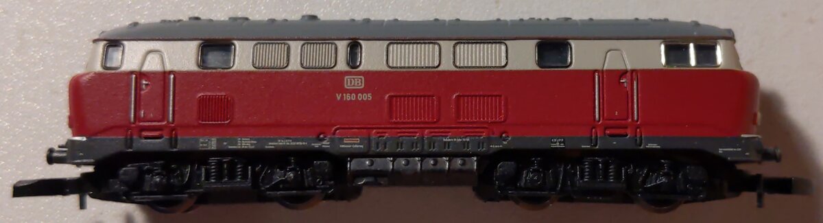 Marklin 88785 Z DB Class V 160 Lollo General-Purpose Diesel Locomotive