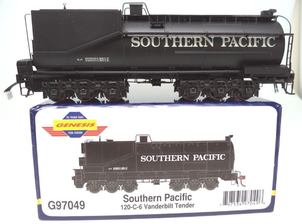 Athearn G97049 HO Scale Southern Pacific 120-C-6 Vaanderbilt Tender