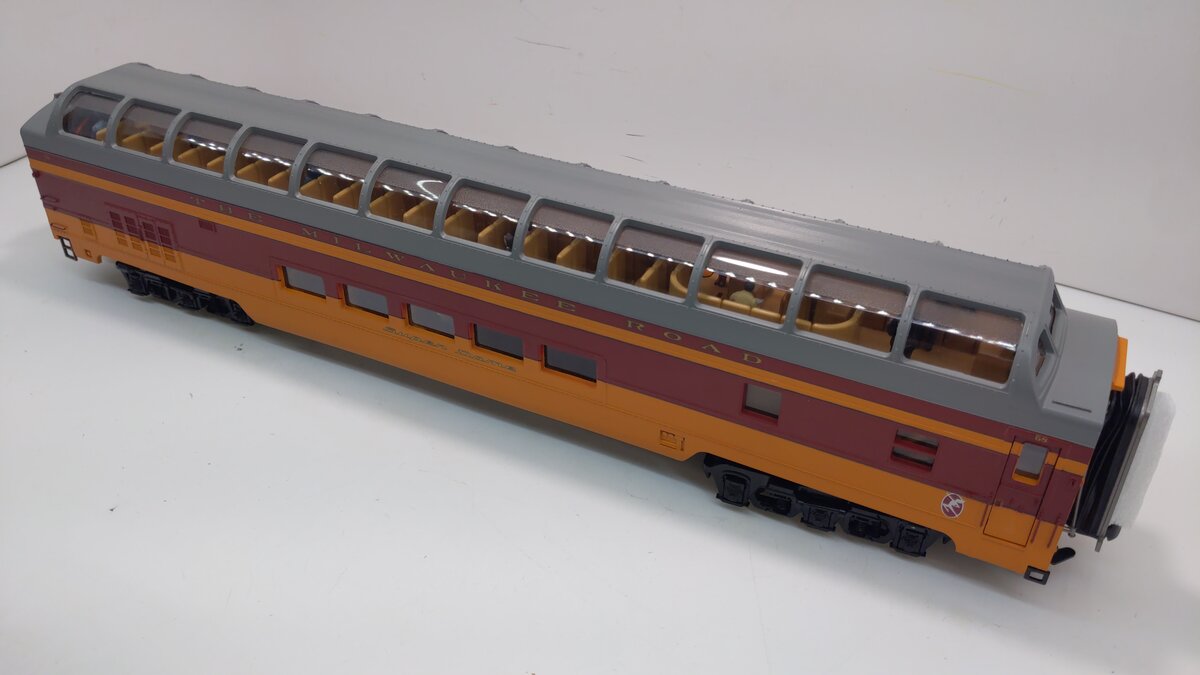 MTH 20-67284 O Milwaukee 70' Streamline Smooth Full Vista Dome