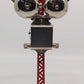 MTH 30-1036 O&O27 Gauge Red Tinplate Warning Bell Signal #69 W/Track Activation LN/Box