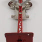 MTH 30-1036 O&O27 Gauge Red Tinplate Warning Bell Signal #69 W/Track Activation LN/Box