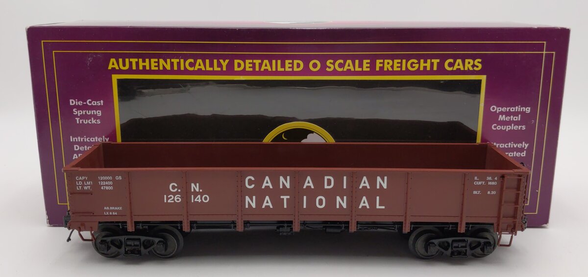 MTH 20-98837 Canadian National 55t Steel Drop Bottom Gondola