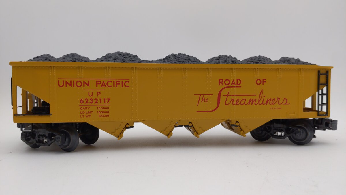 K-Line K623-2117 UP #87387 Die-Cast Hopper w/Coal Load LN/Box