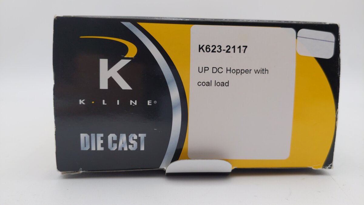 K-Line K623-2117 UP #87387 Die-Cast Hopper w/Coal Load LN/Box