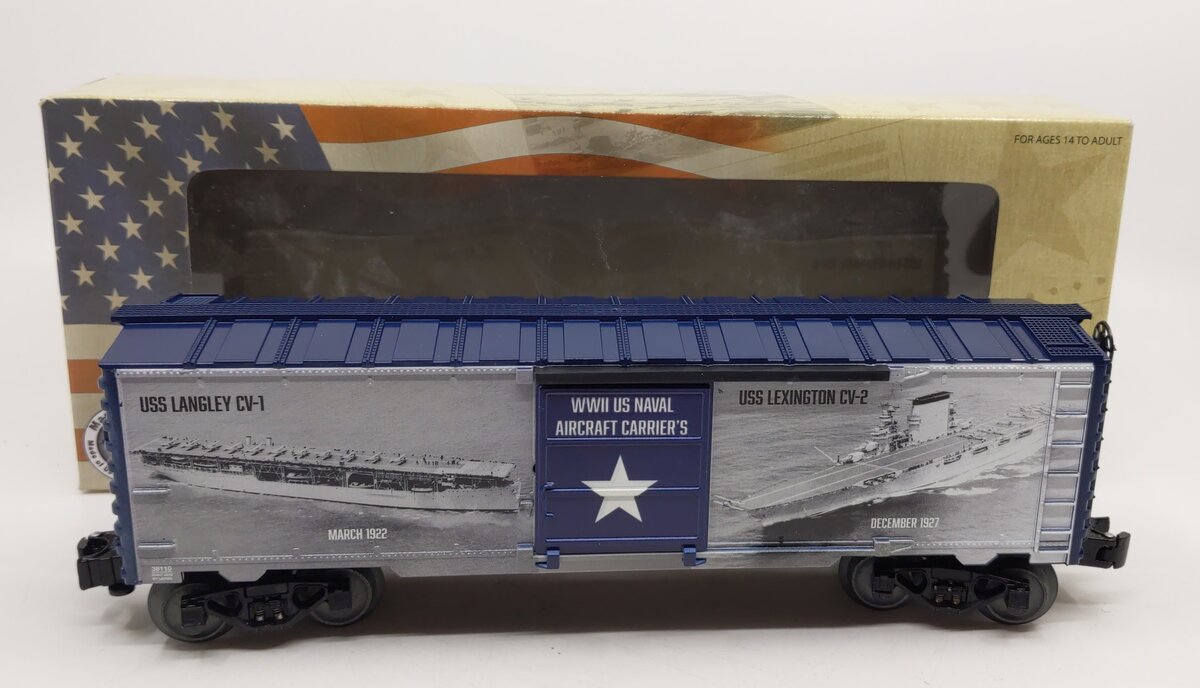 Lionel 2238110 O WWII Aircraft Carrier Boxcar