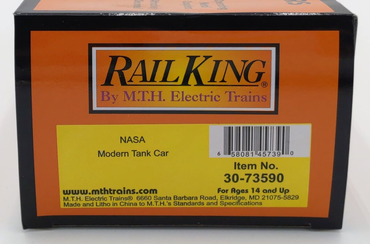 MTH 30-73590 O NASA (NALX) Modern Tank Car #203305