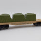 Lionel 6-39391 O Gauge US Army Flatcar w/ Tarped Freight Load