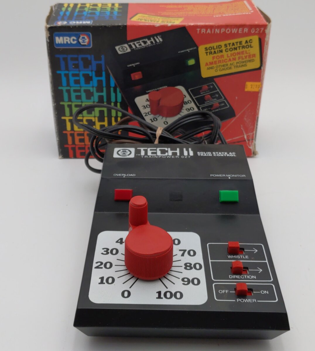 Tech II AH100 Trainpower 027 Train Control LN/Box