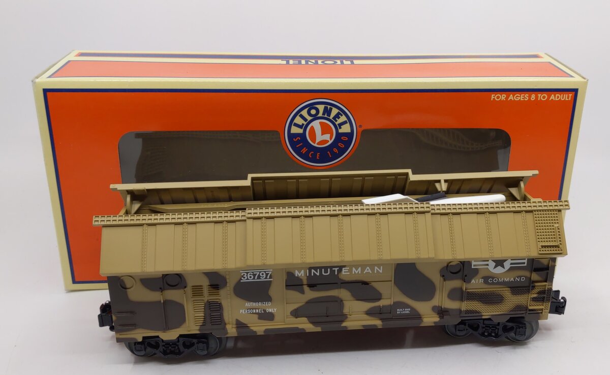 Lionel 6-36797 O Gauge Operation Iraqi Freedom Minuteman Missile Car LN/Box