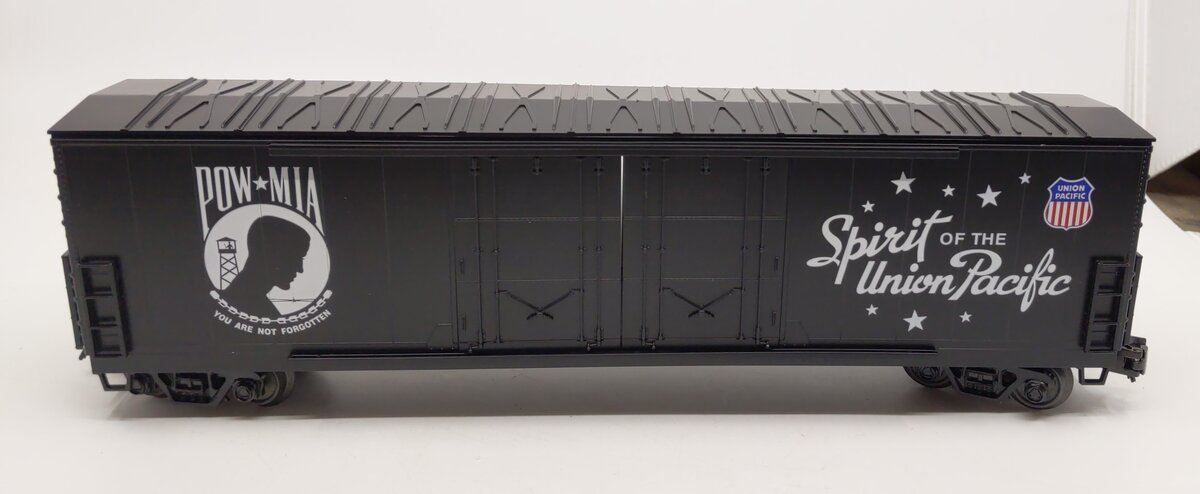 MTH 20-93756 O Union Pacific POW/MIA UP Spirit 50’ Double Door Plugged Boxcar