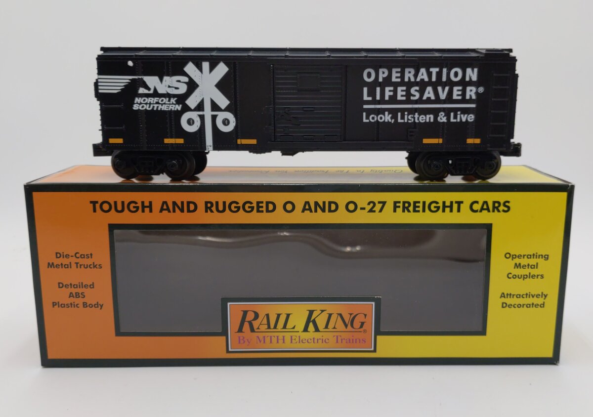 MTH 30-71025 O Norfolk Southern Box Car w/Blinking LEDs