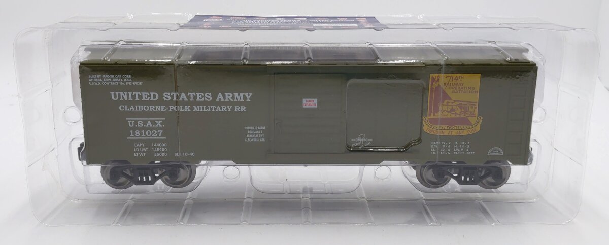 RMT 96431 O US Army Boxcar #181027