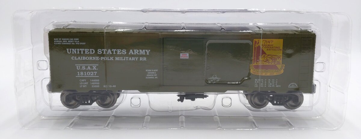 RMT 96431 O US Army Boxcar #181027