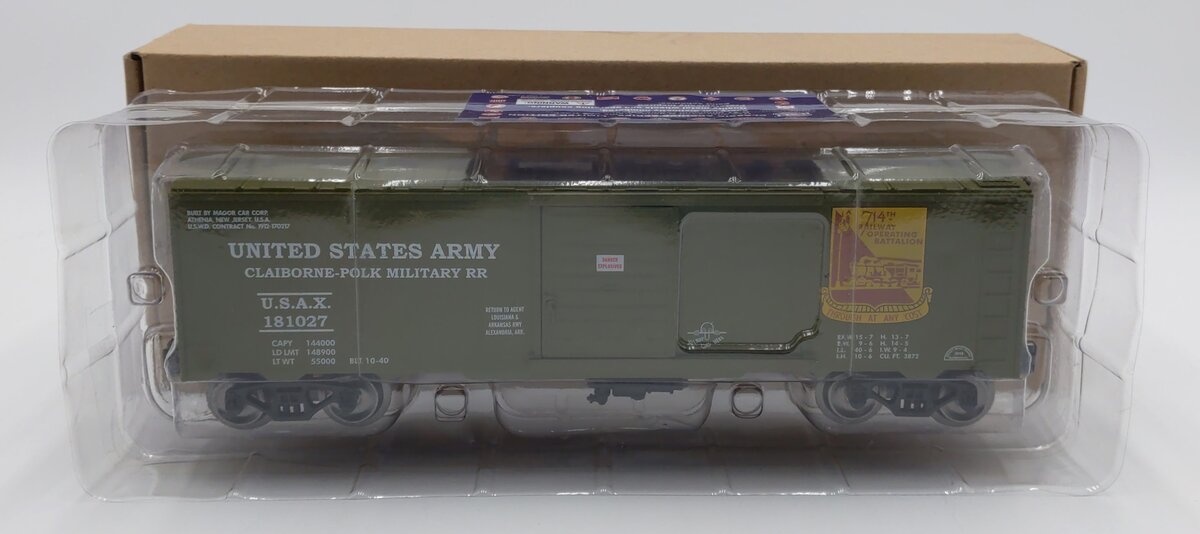 RMT 96431 O US Army Boxcar #181027