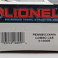 Lionel 6-16009 O Gauge Pennsylvania Tuscan Combine Car #16009 LN/Box