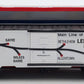 Williams 47018 O Lehigh Valley 40' Steel 3-Rail Boxcar (Main Line Map) MT/Box