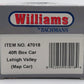 Williams 47018 O Lehigh Valley 40' Steel 3-Rail Boxcar (Main Line Map) MT/Box