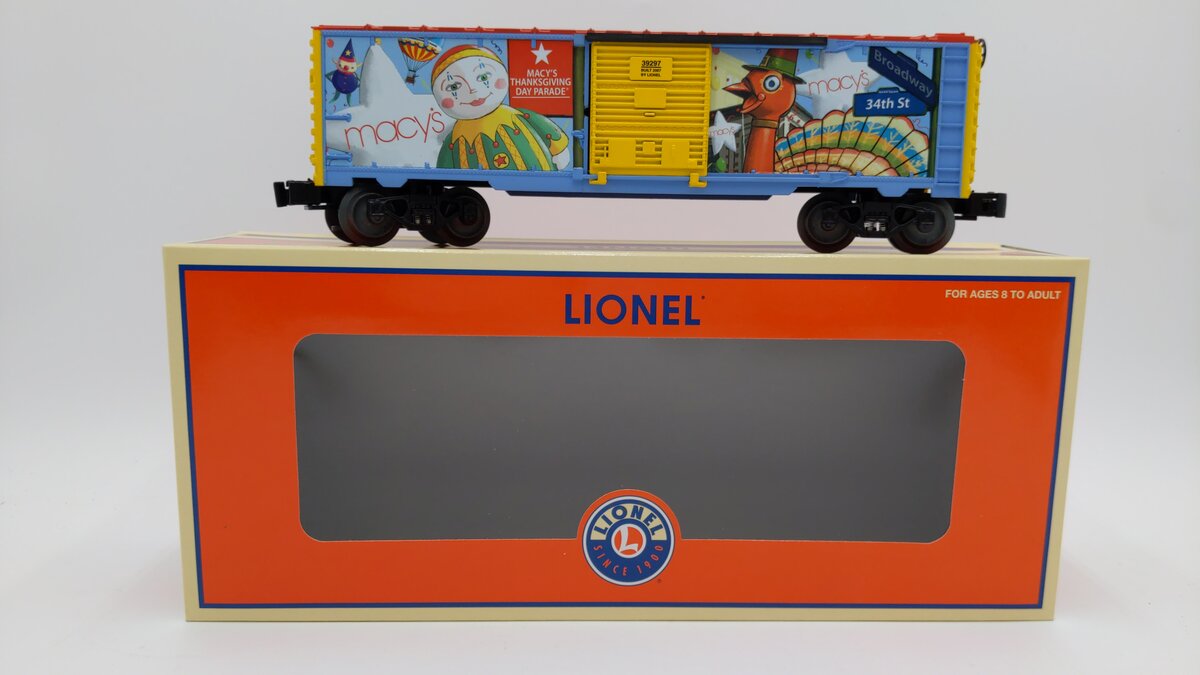 Lionel 6-39297 O 2007 Macy's Parade Boxcar