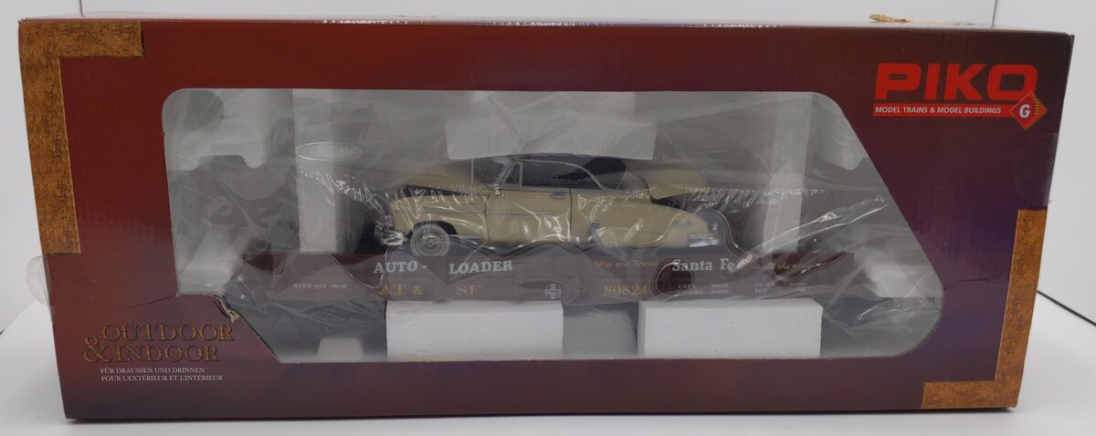 Piko 38746 G Scale ATSF Auto Transport #80824