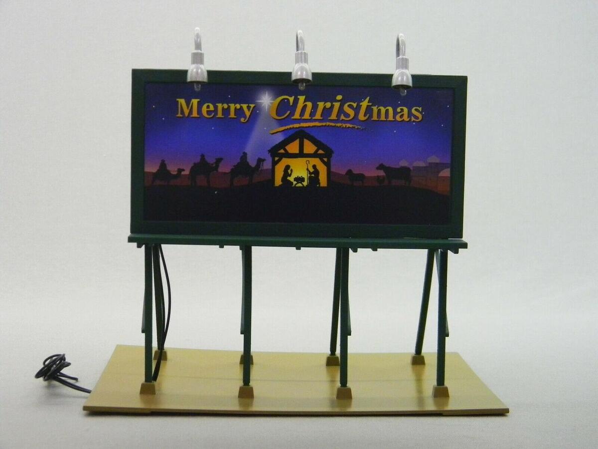 MTH 30-90585 O Christmas Lighted Billboard