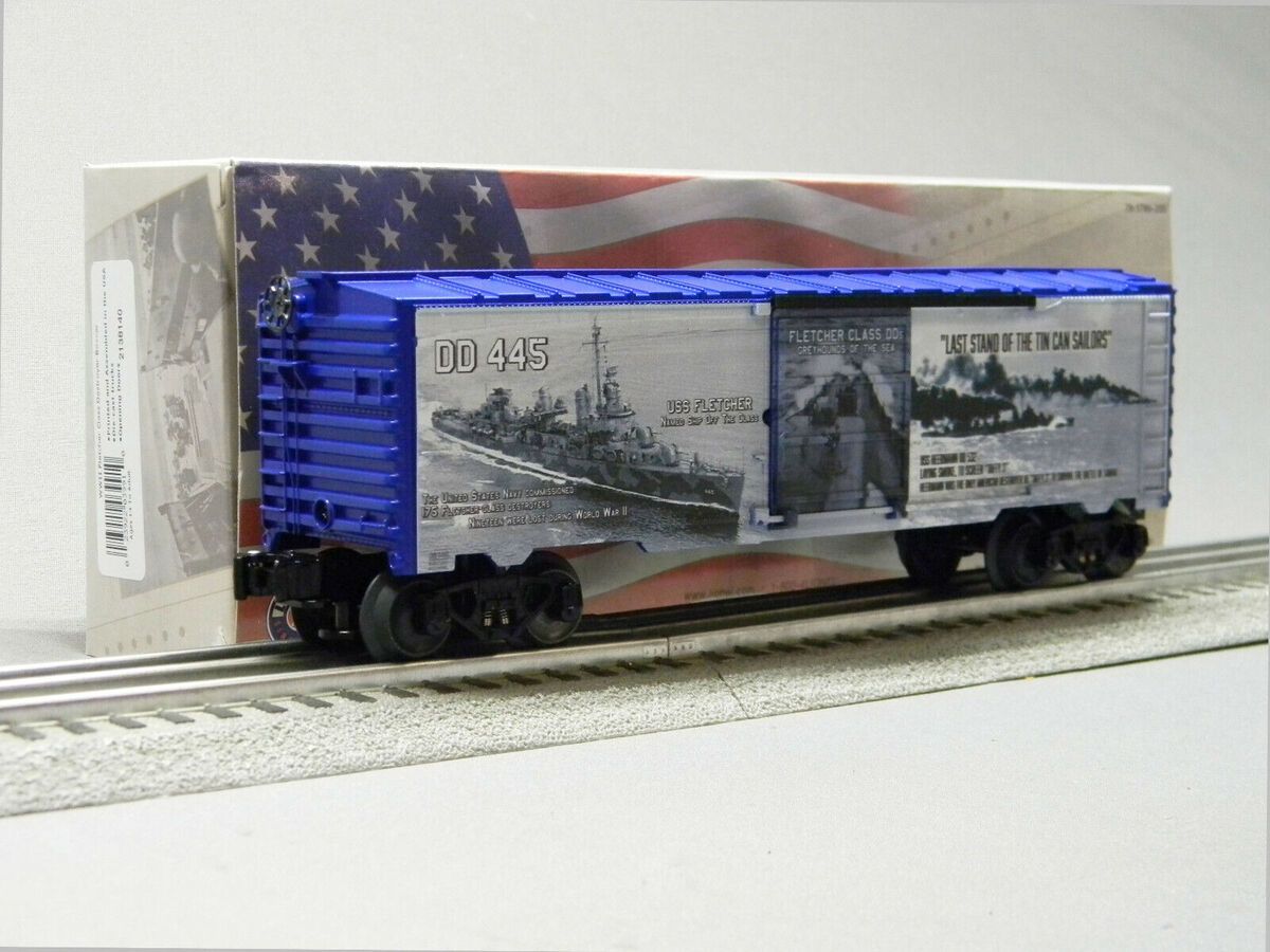 Lionel 2138140 O Gauge WWII Fletcher Class Destroyer Musa Boxcar