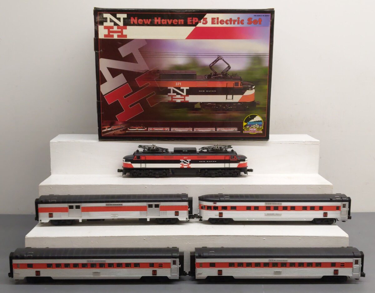 MTH 20-2197-1 O Gauge New Haven EP-5 Electric Passenger Train Set w/PS1 EX/Box