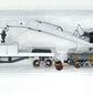 Bachmann 46698 N Painted & Unlettered 250-Ton Operating Crane & Boom Car