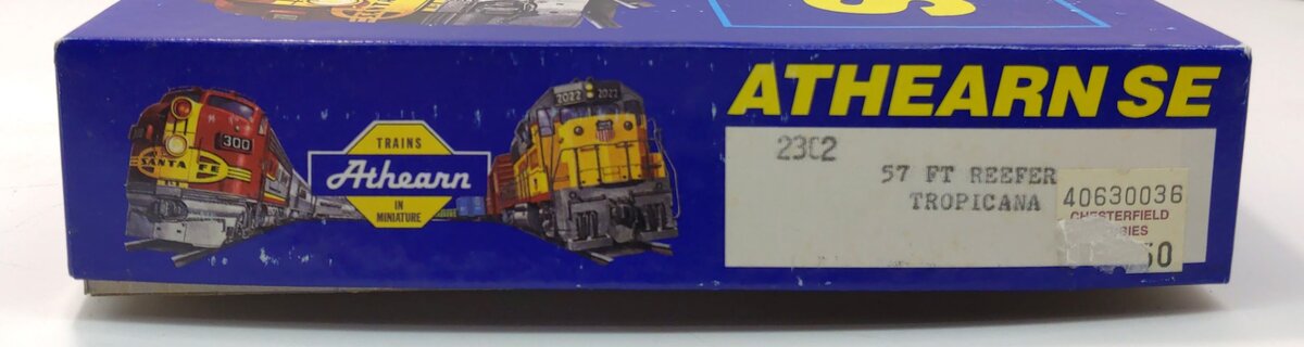 Athearn 2302 HO Tropicana 57' Reefer Car Kit (Set of 2)