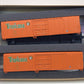 Athearn 2319 HO Scale Tropicana 57'''' Reefer Car #1229 & 1242 Kit (Set of 2)