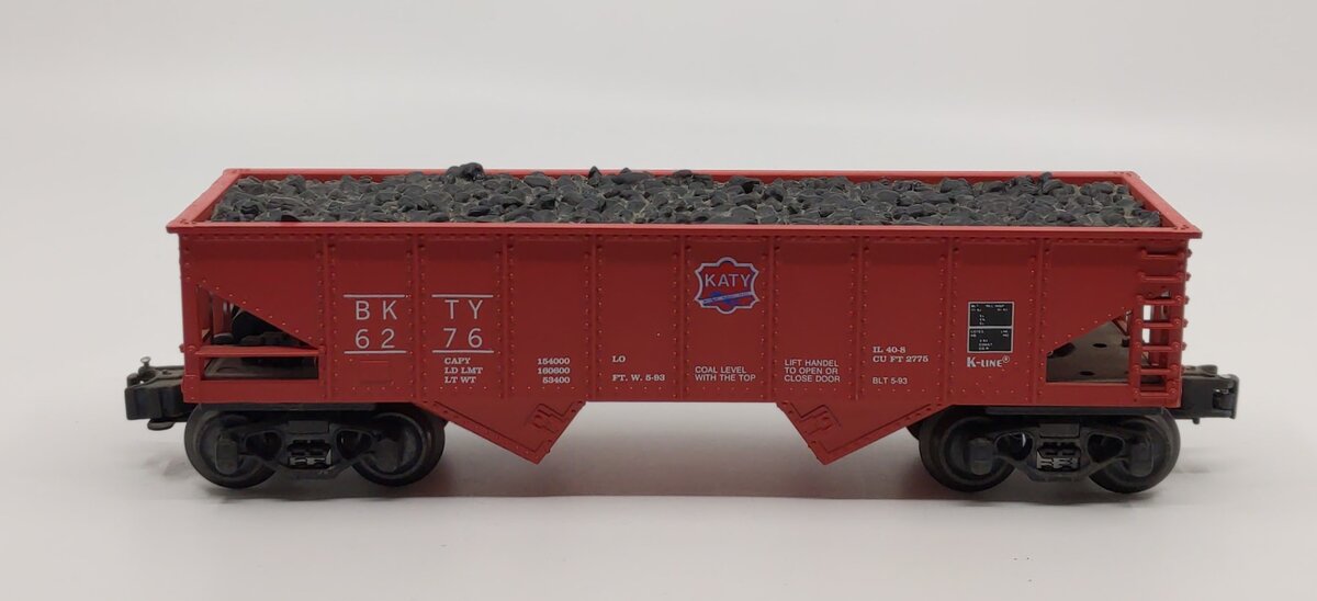 K-Line K6276 Red Katy Classic Ribbed Hopper LN/Box