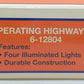 Lionel 6-12804 O And O27 Operating Highway Lights (Set of 4) NIB