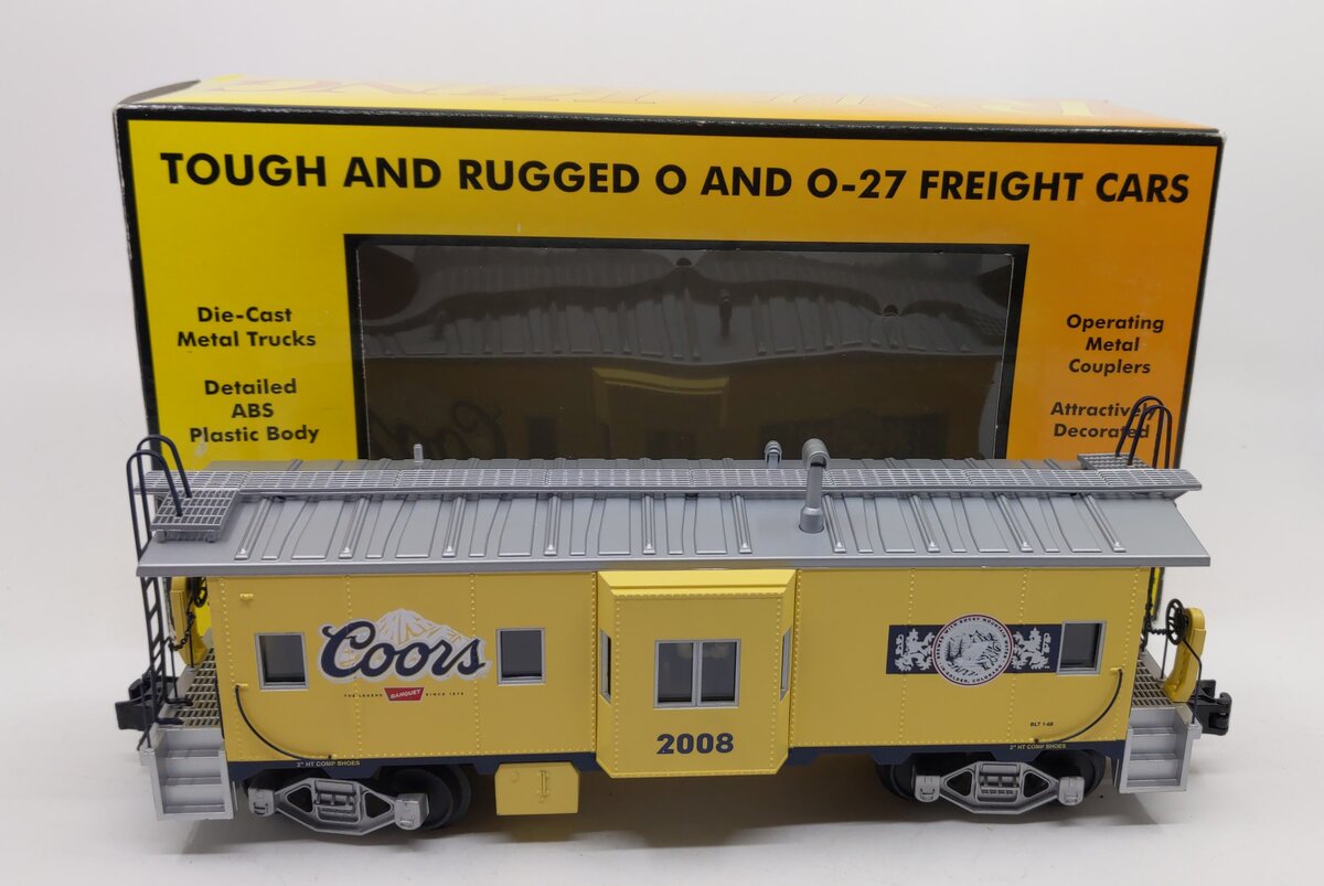 MTH 30-77144 O Gauge Coors Bay Window Caboose