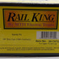MTH 30-74732 O Gauge AT&SF 34' Box Car - 19th Century LN/Box