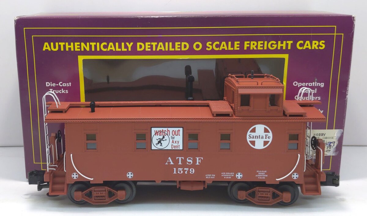 MTH 20-91031 O Gauge Santa Fe Extended Vision Caboose #1579 LN/Box